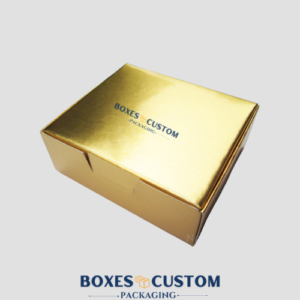 Gold Metallic Boxes