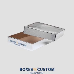 Silver Metallic Boxes