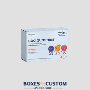 Custom CBD Gummies Boxes