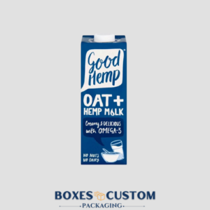 Custom hemp milk boxes