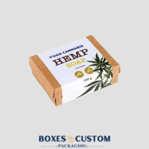 Custom organic hemp soap boxes